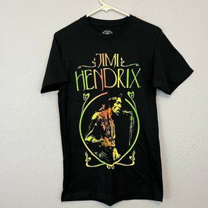 Authentic Hendrix Jimi Hendrix Black Graphic Tee Size Small